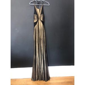 Additional pictures of green metallic dress